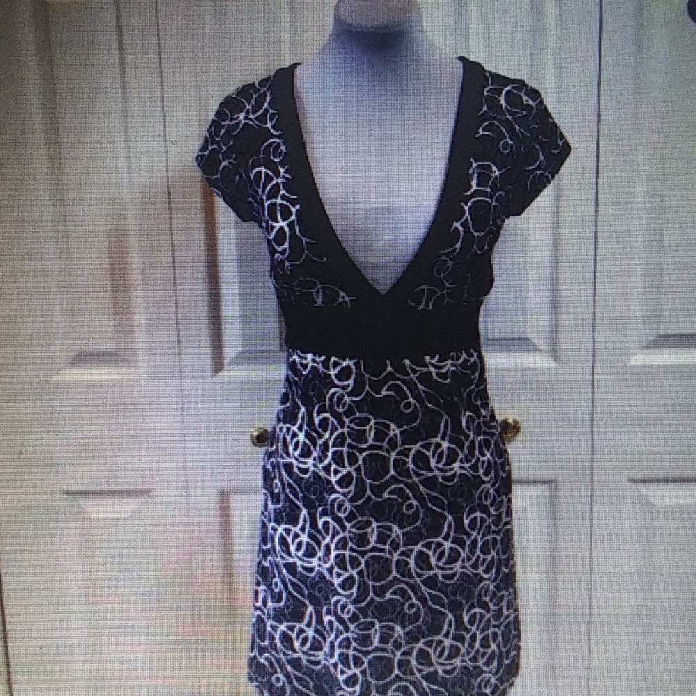 Candy Rain Deep V Neck Dress